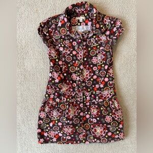 Y2K Sweet Ivy girls corded dress, floral size 6